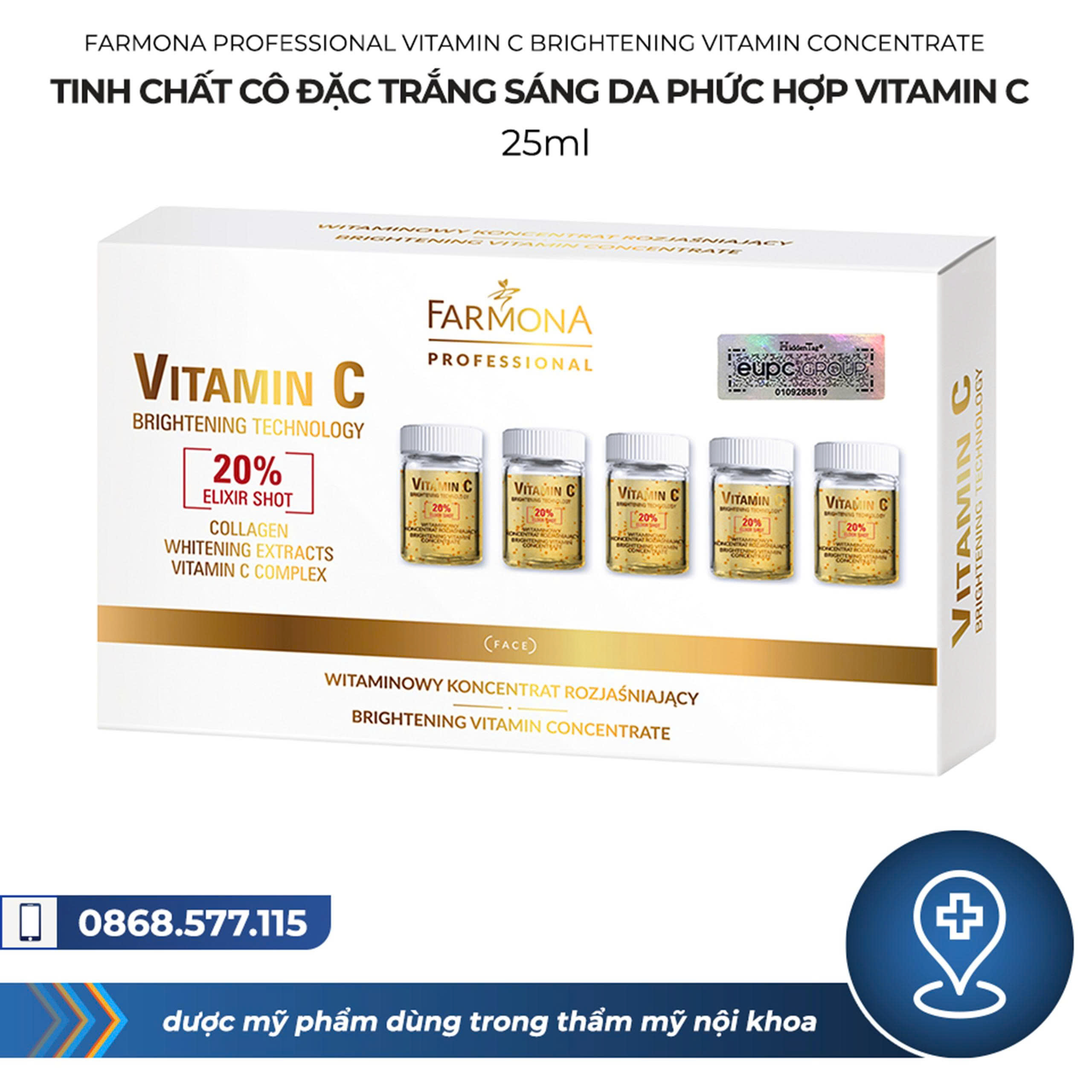 Tinh chất cô đặc trắng sáng da phức hợp Vitamin C